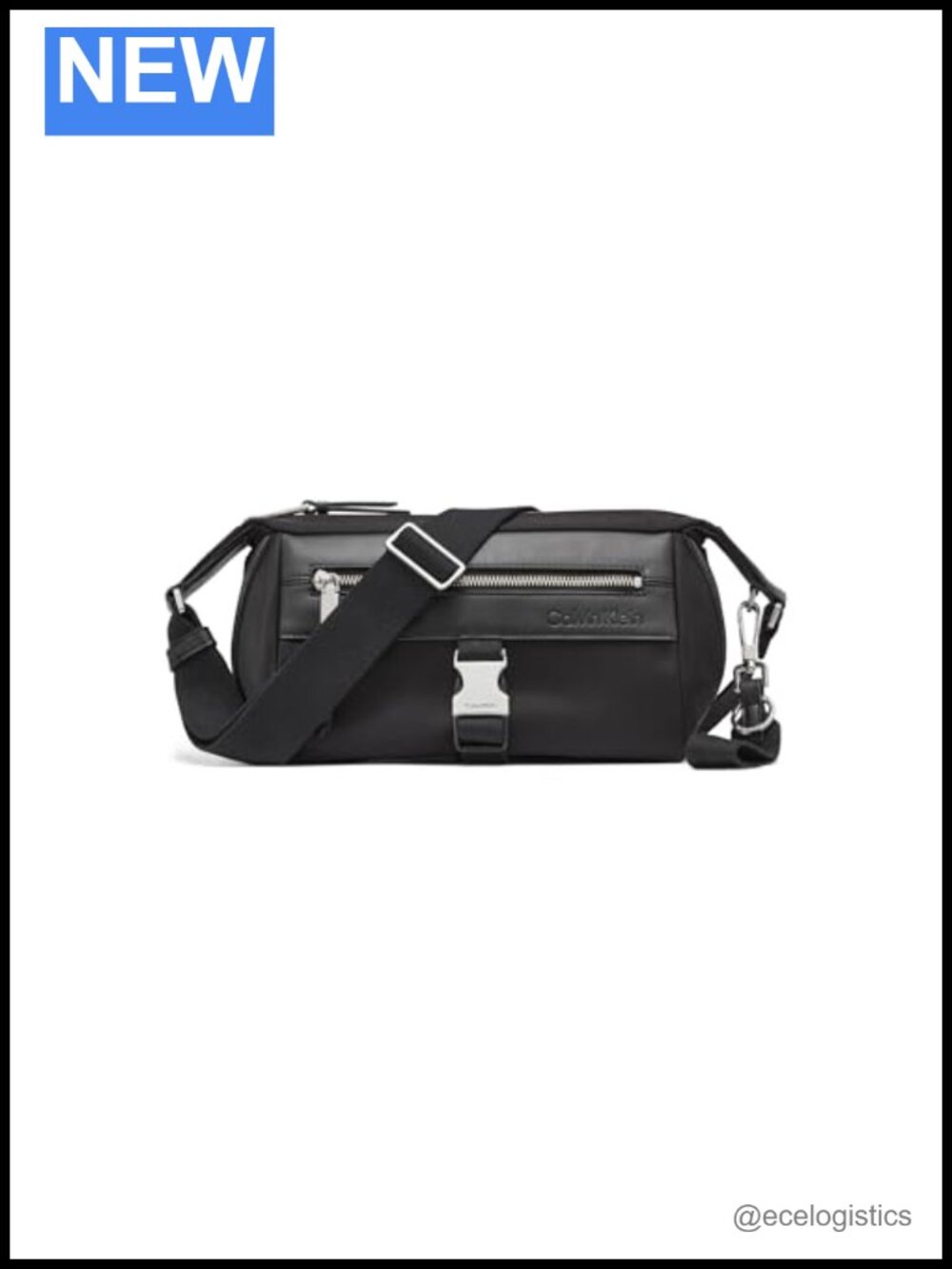Nylon Organizational Crossbody Bag with Pockets, Travel & Everyday Handbag